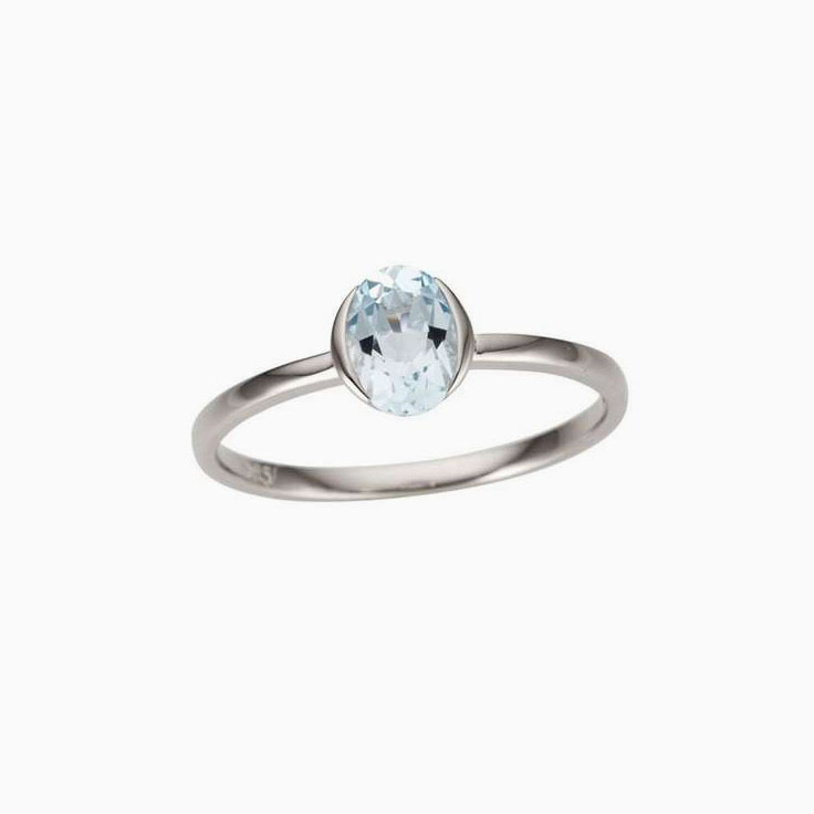 Petite topaz ring