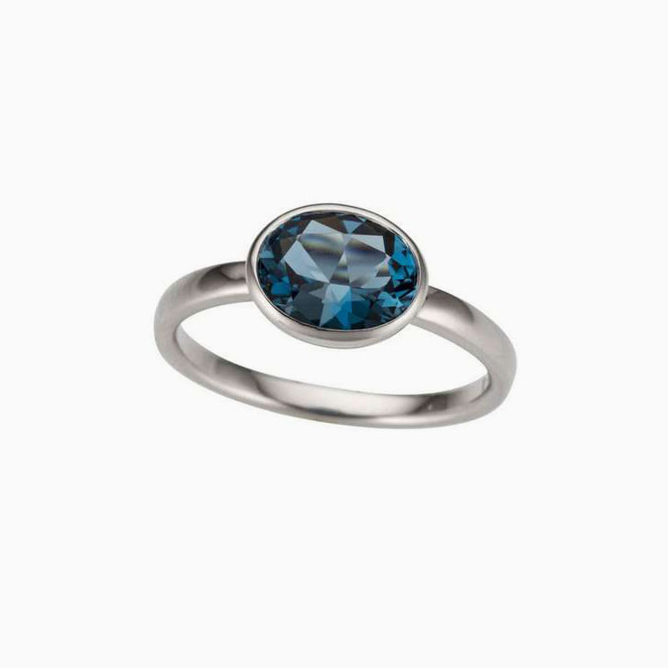London Blue Ladies Ring