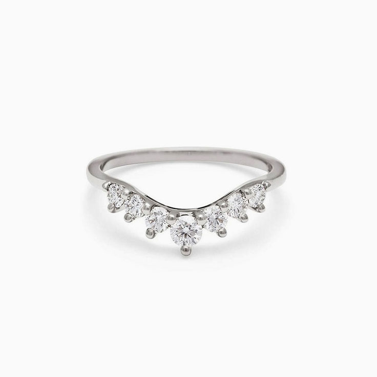 Tiara wedding band