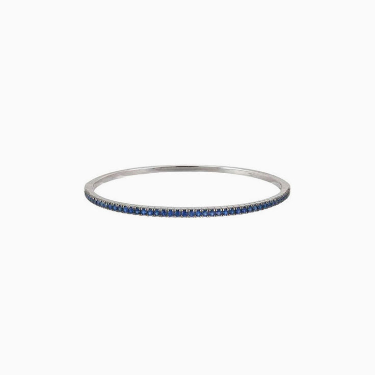Blue sapphire bangle