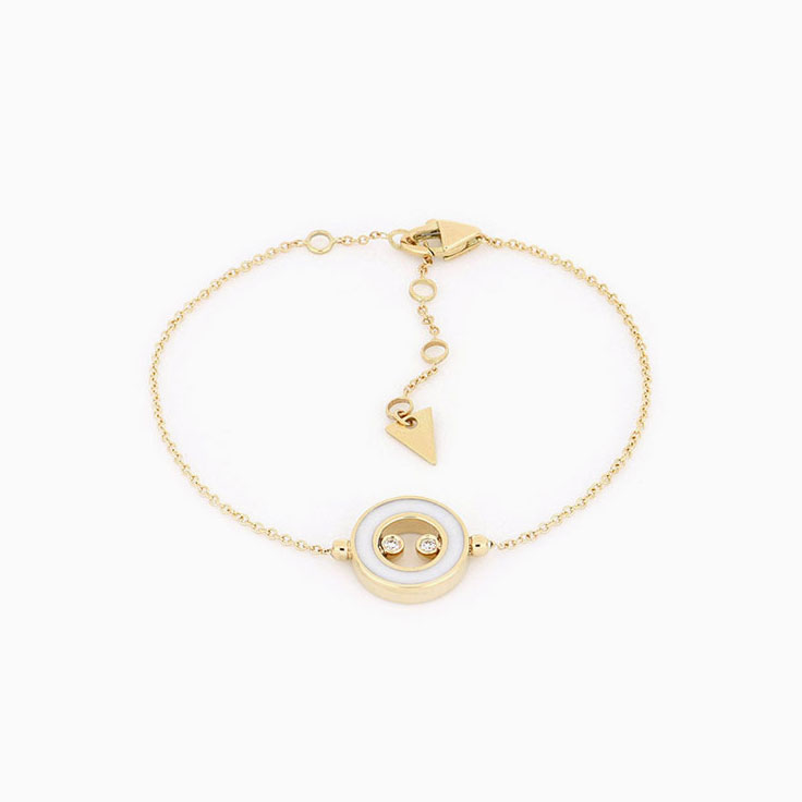 Kogolong And Diamond Circle Bracelet