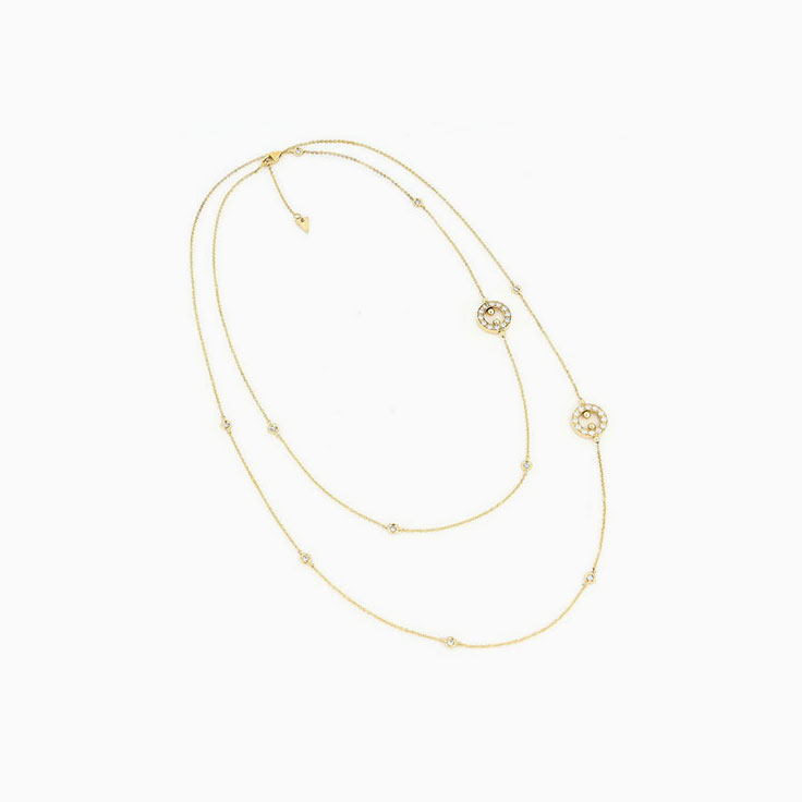 Long Diamond Necklace