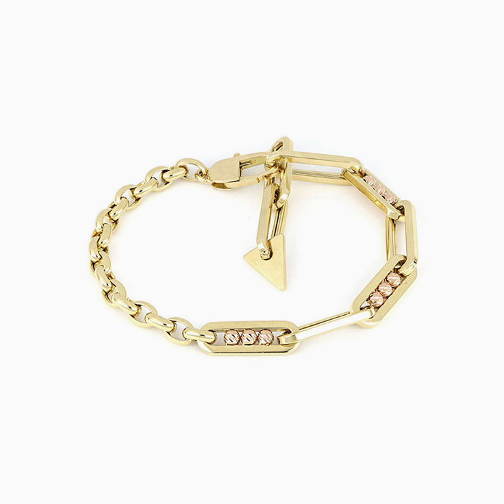 Rose Gold Arrow Bracelet
