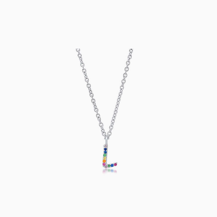Rainbow Personalized Necklace