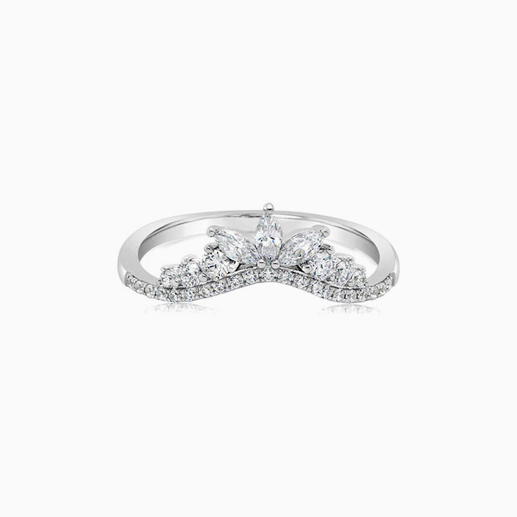 Marquise Diamond Tiara Ring