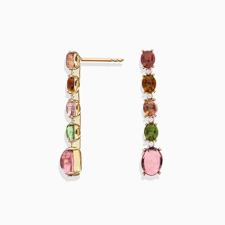 Colourful Tourmaline Earrings
