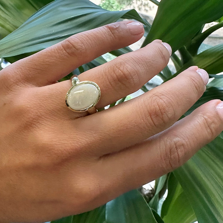Oval Opal Ring