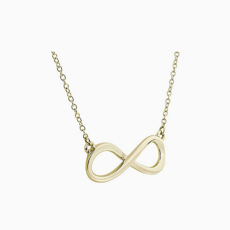 Plain Infinity Necklace