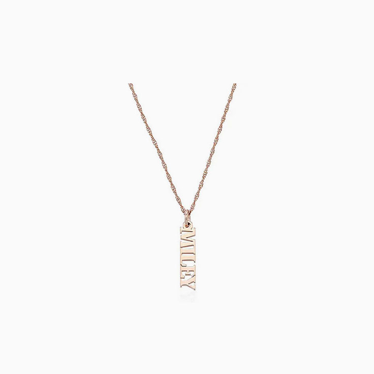 Vertical Name Pendant