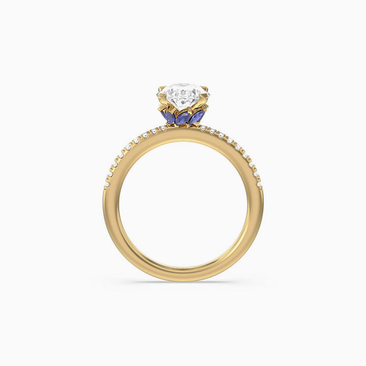 classic pave Engagement Ring