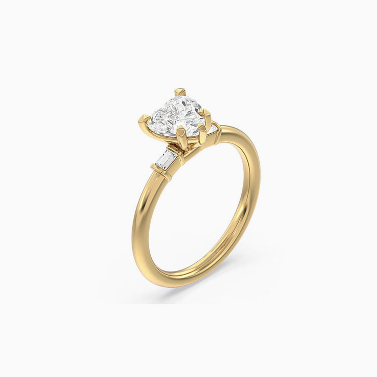 Heart Cut Engagement Ring