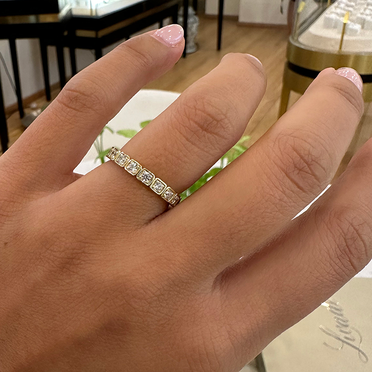 Bezel Set Eternity Ring
