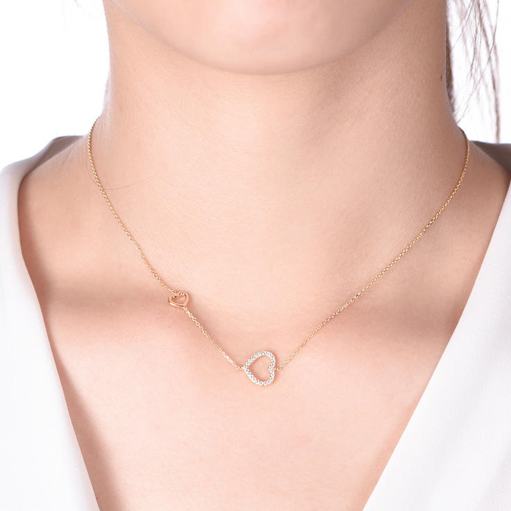 Double Heart Pendant