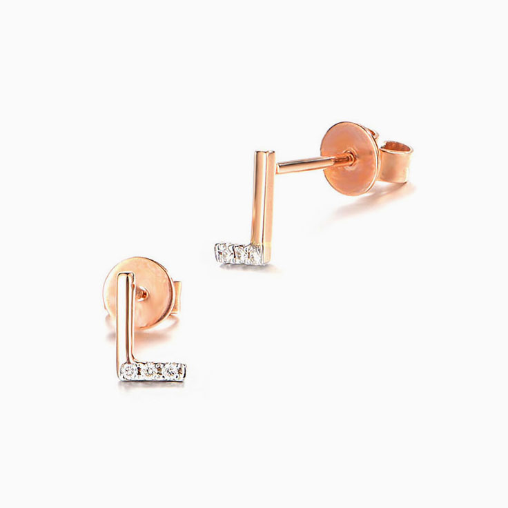 Initial Diamond Studs
