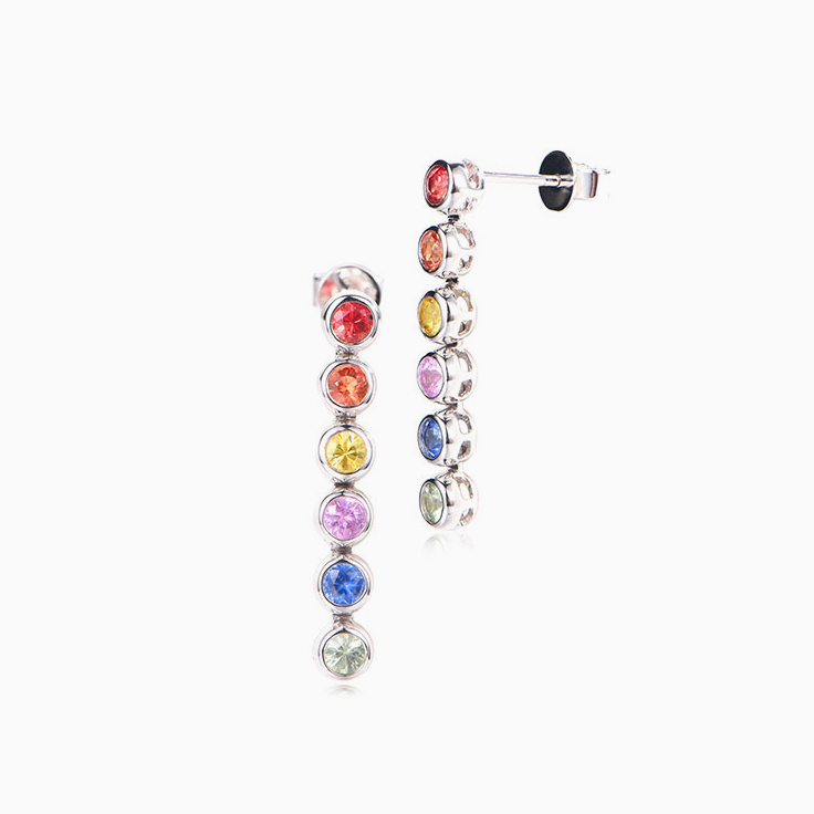 Rainbow Drop Earrings