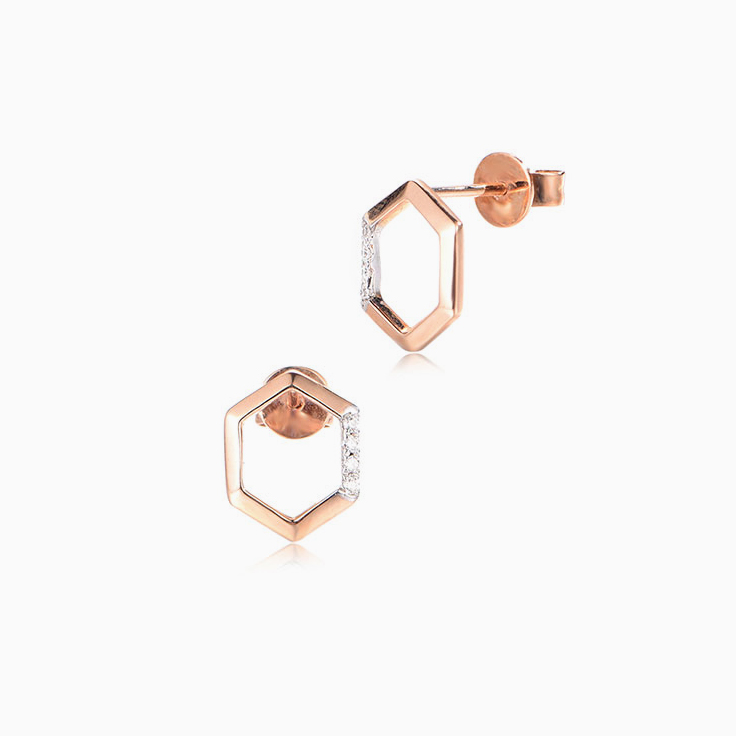 Hexagon Studs