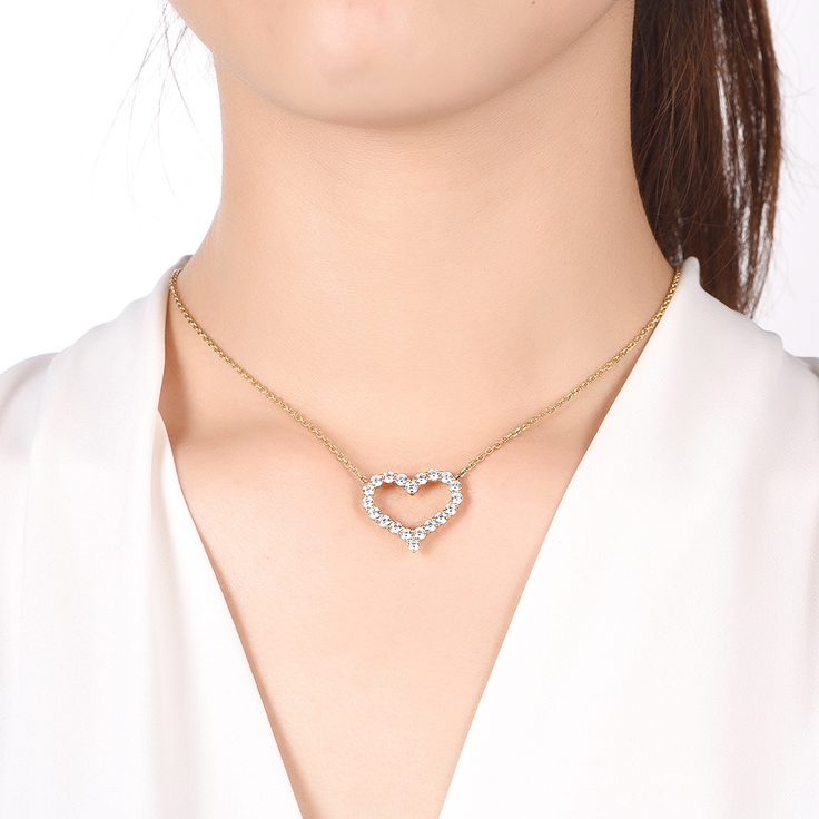 Diamond Heart Necklace