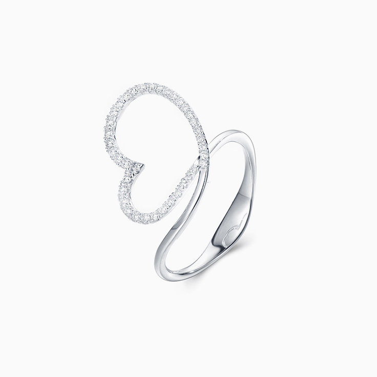 Heart Diamond Ring