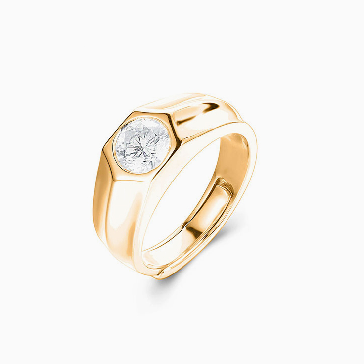 Drop Set Diamond mens wedder
