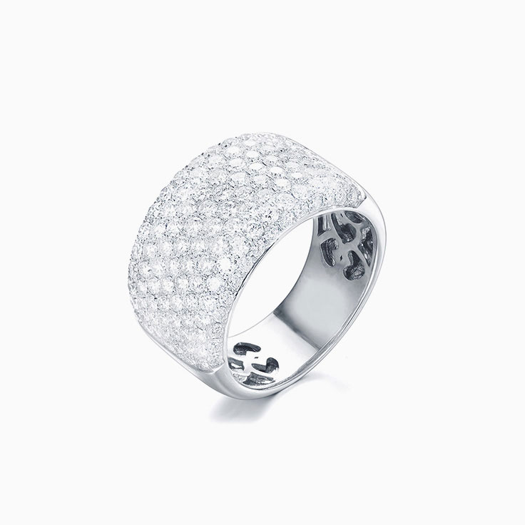 Pave Perfection diamond ring