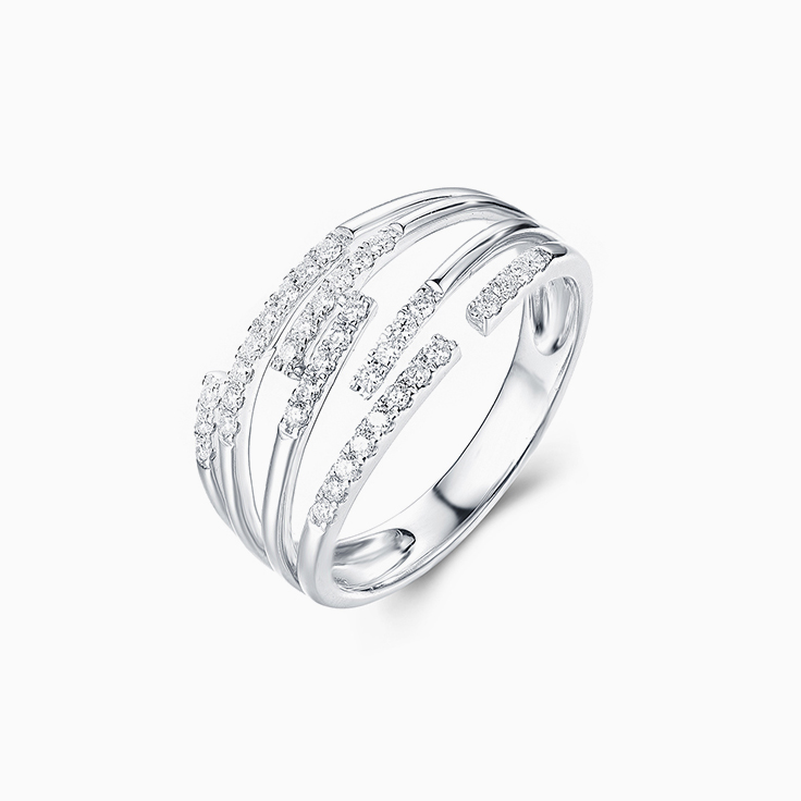 Multi Band Cuff Ring