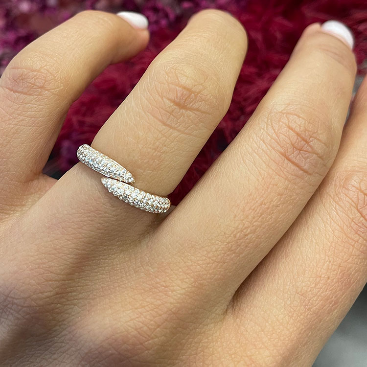 Diamond cuff ring 3234