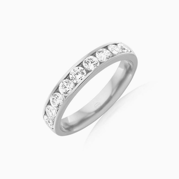 Round Diamond wedding ring HR4006