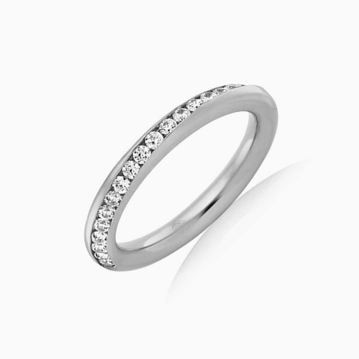 Womens Wedding Lab Diamond Ring 3704