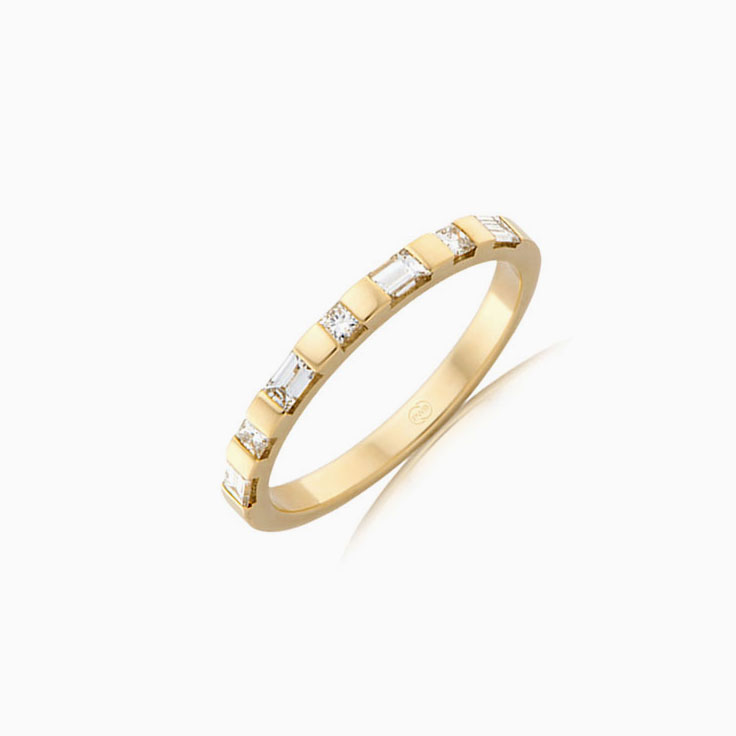 Baguette and Princess cut ring FR3923