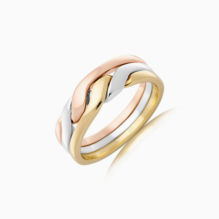 Twisted Rope Patterned Womens Band