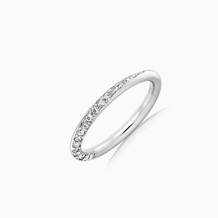 Half Eternity Womens Lab Diamond Band