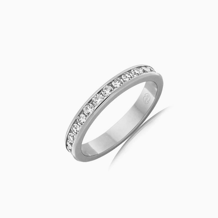 Womens Lab Diamond Wedding Ring 3428
