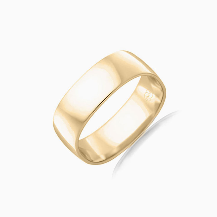 Classic Mens wedding ring C537