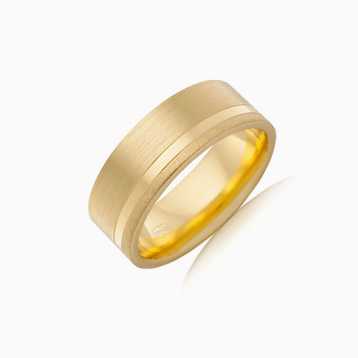 Classic Mens Wedding ring F3925
