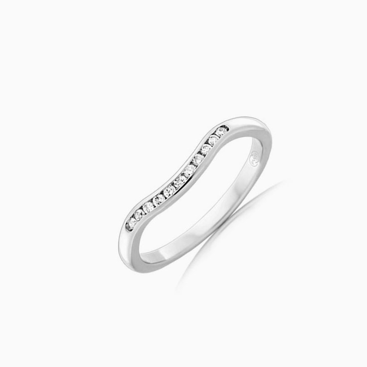 Womens Lab Diamond Wedding Ring 4111