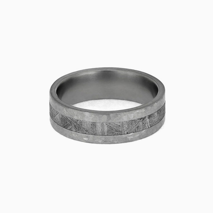 Titanium With Gibeon Meteorite