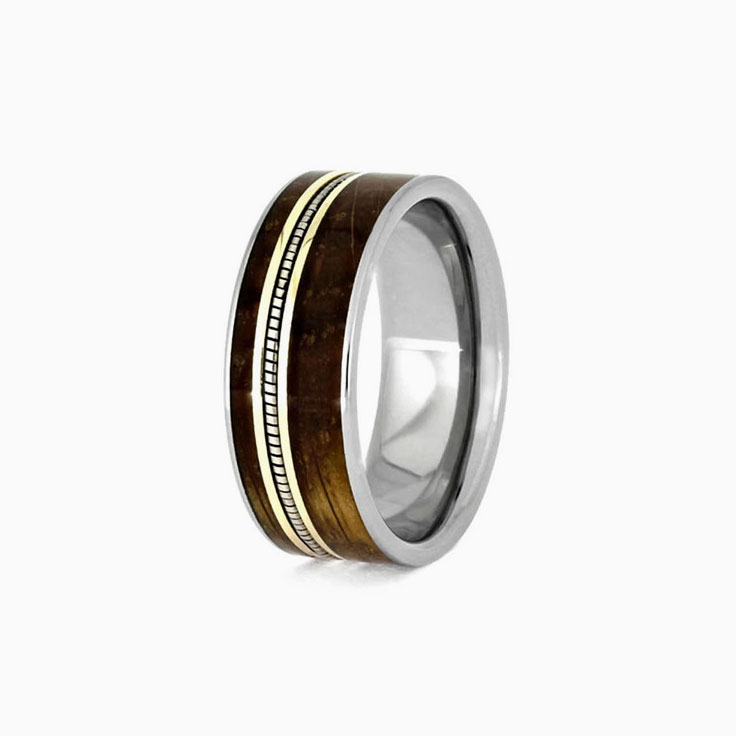 Guitar String with Whisky barrel