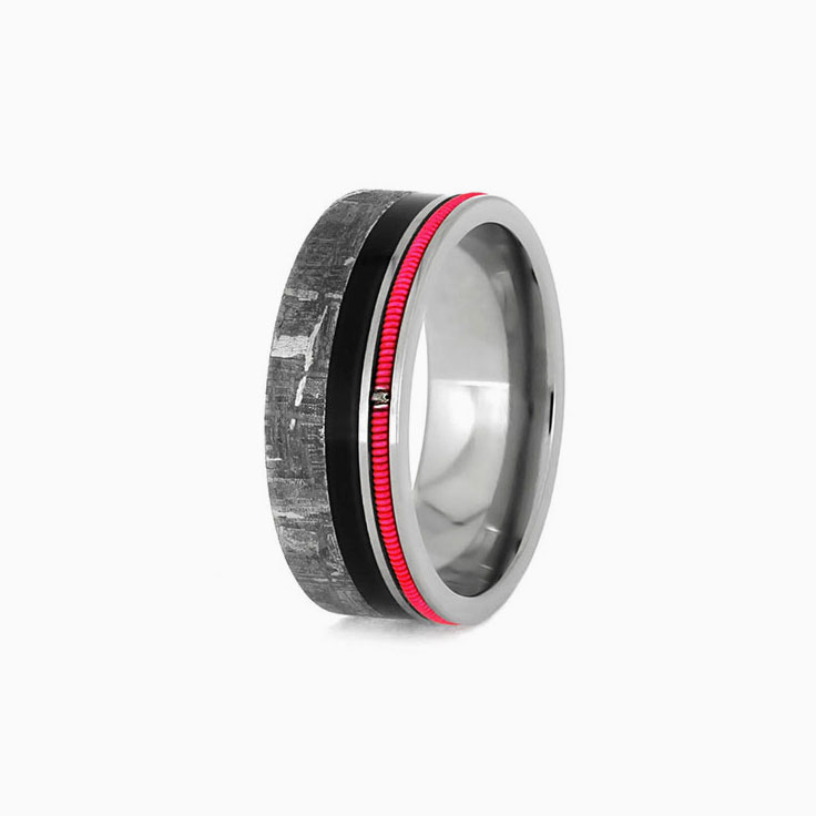 Neon Guitar string ring