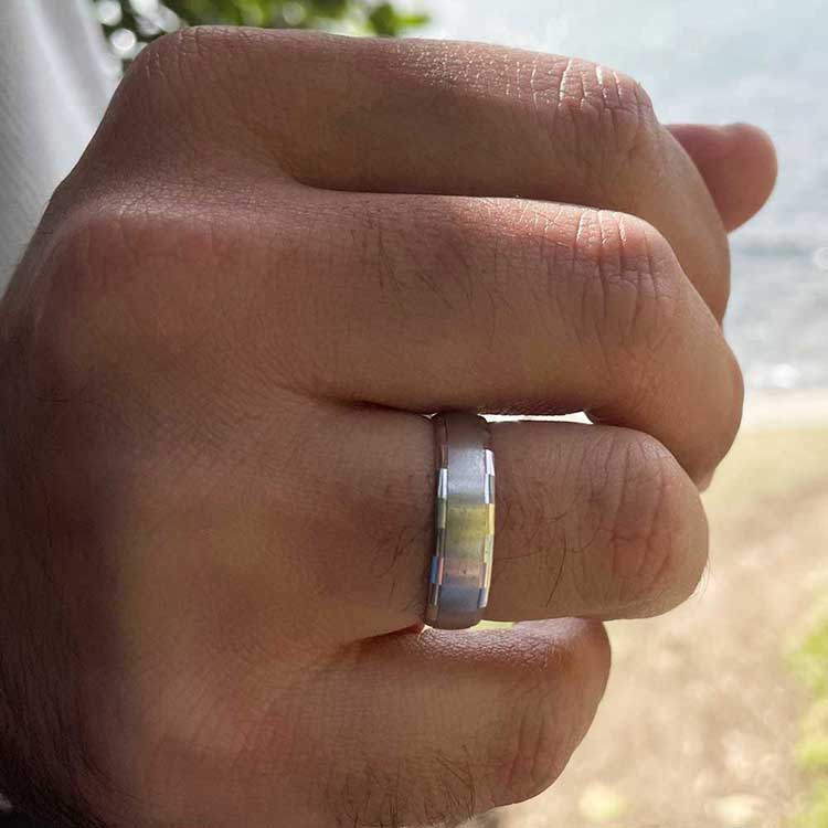 mens wedding ring 6018
