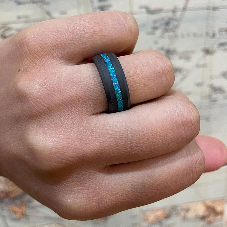 Blue opal with Elysium