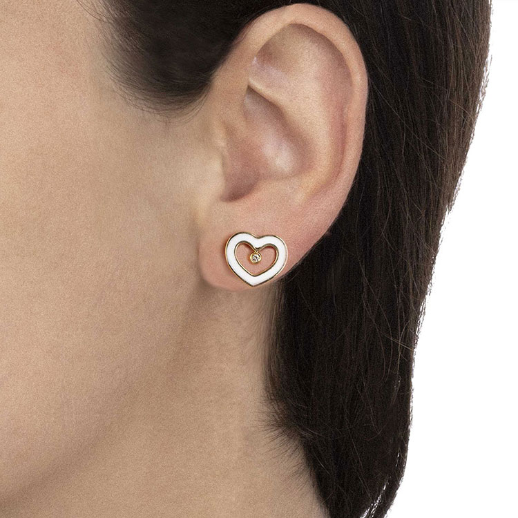 Kogolong and Diamond Heart Studs